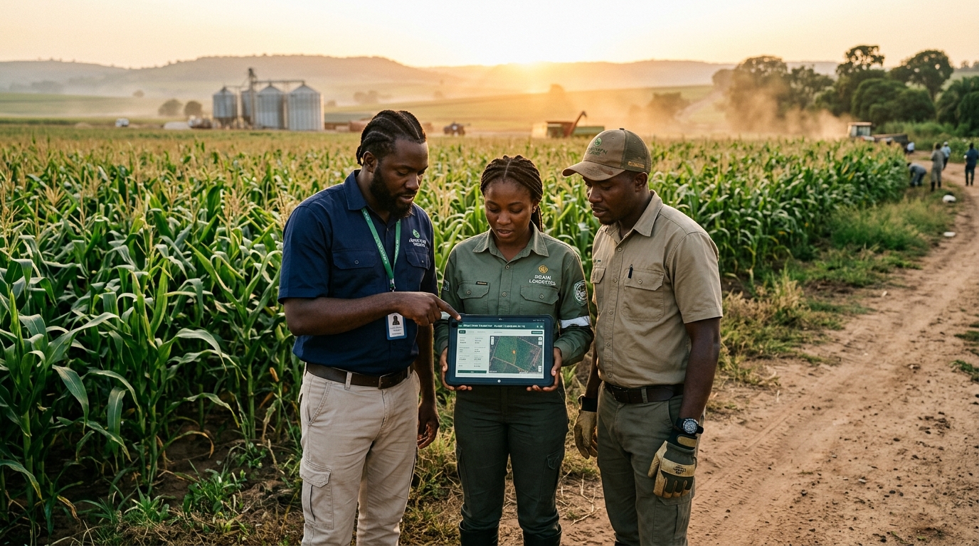Nigerian Agronomists on Commercial Estate